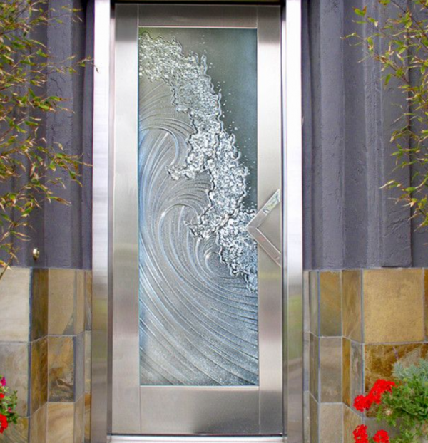 Hiasan Kaca Pintu Bergaya Nautical